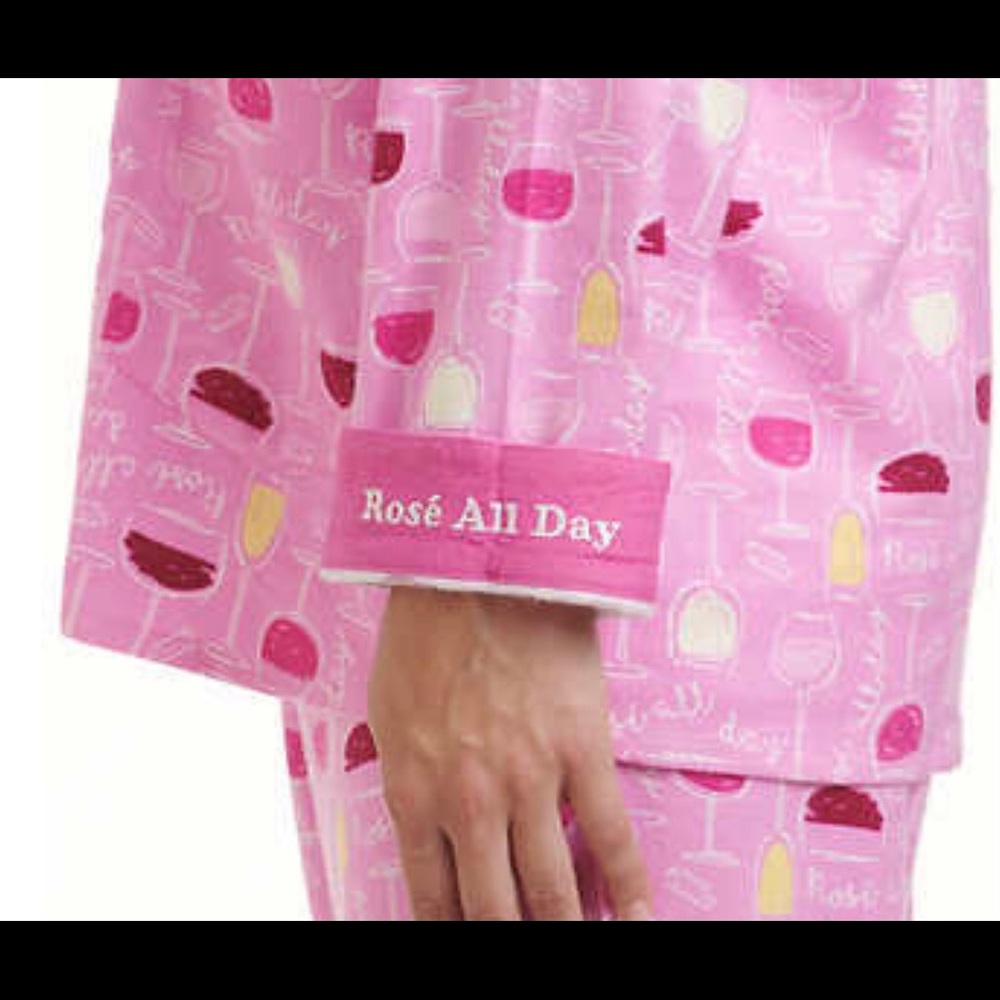 Live, Love, Lounge Flannel Pajama Set - Picture 3 of 6